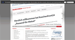 Desktop Screenshot of kuechenfront24.de