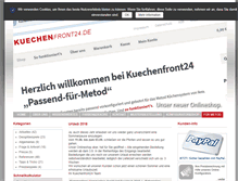 Tablet Screenshot of kuechenfront24.de